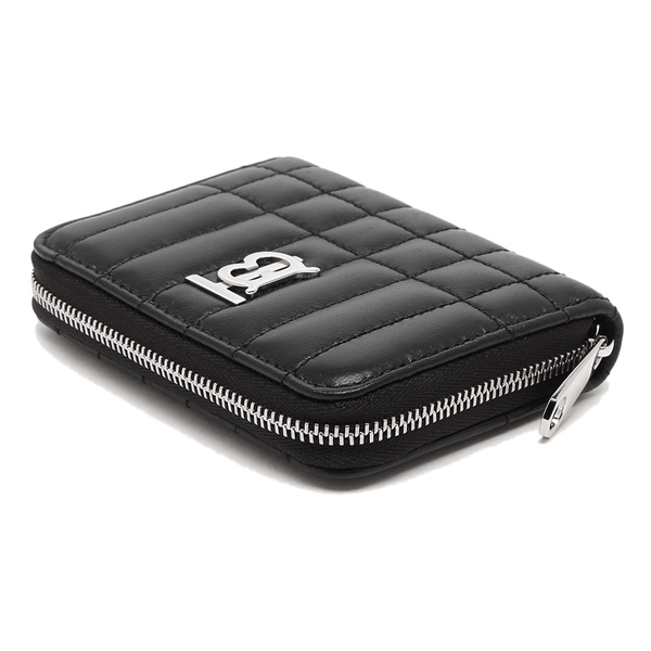 バーバリー 二つ折り財布 ローラ ジップウォレット ブラック