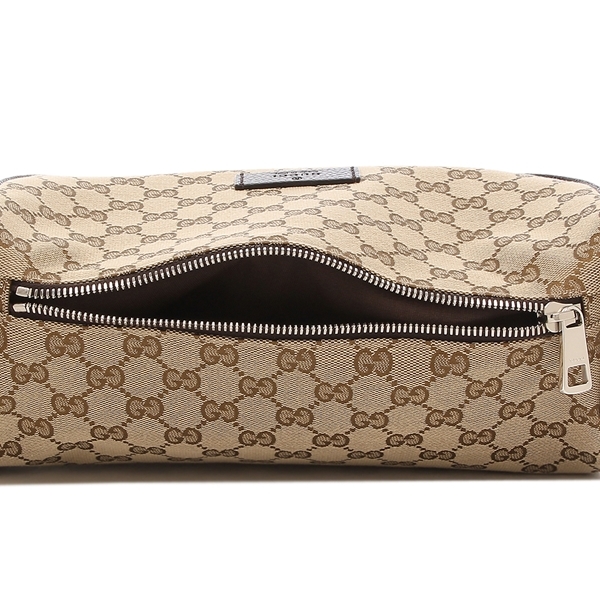 グッチ アウトレット ボディーバッグ GGキャンバス ベージュ ブラウン