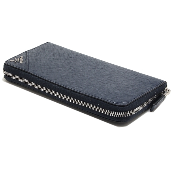 プラダ 長財布 サフィアーノ ネイビー メンズ PRADA 2ML317 QME F0216