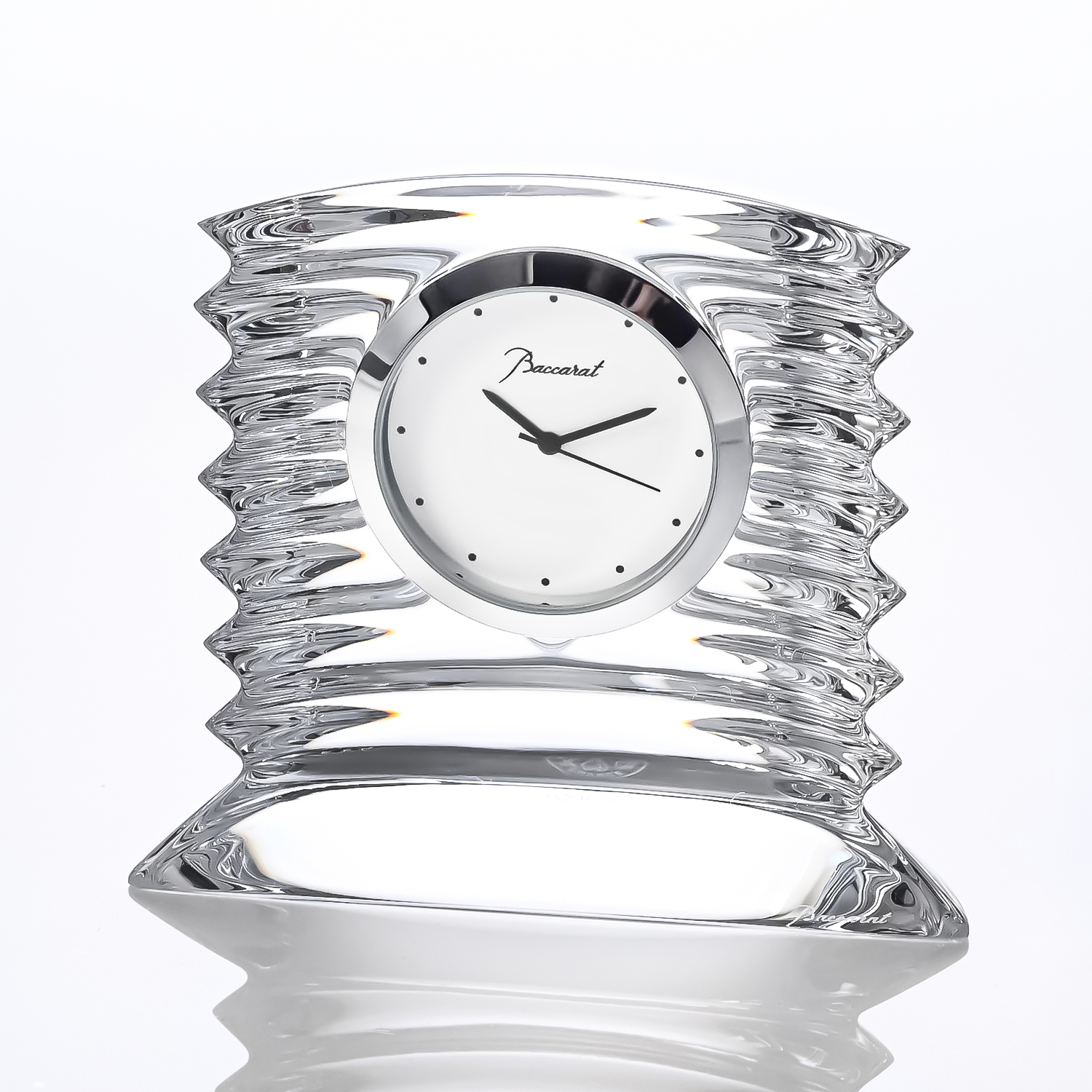 名入れ無料】 【純正紙袋無料】 バカラ Baccarat クリスタル置時計