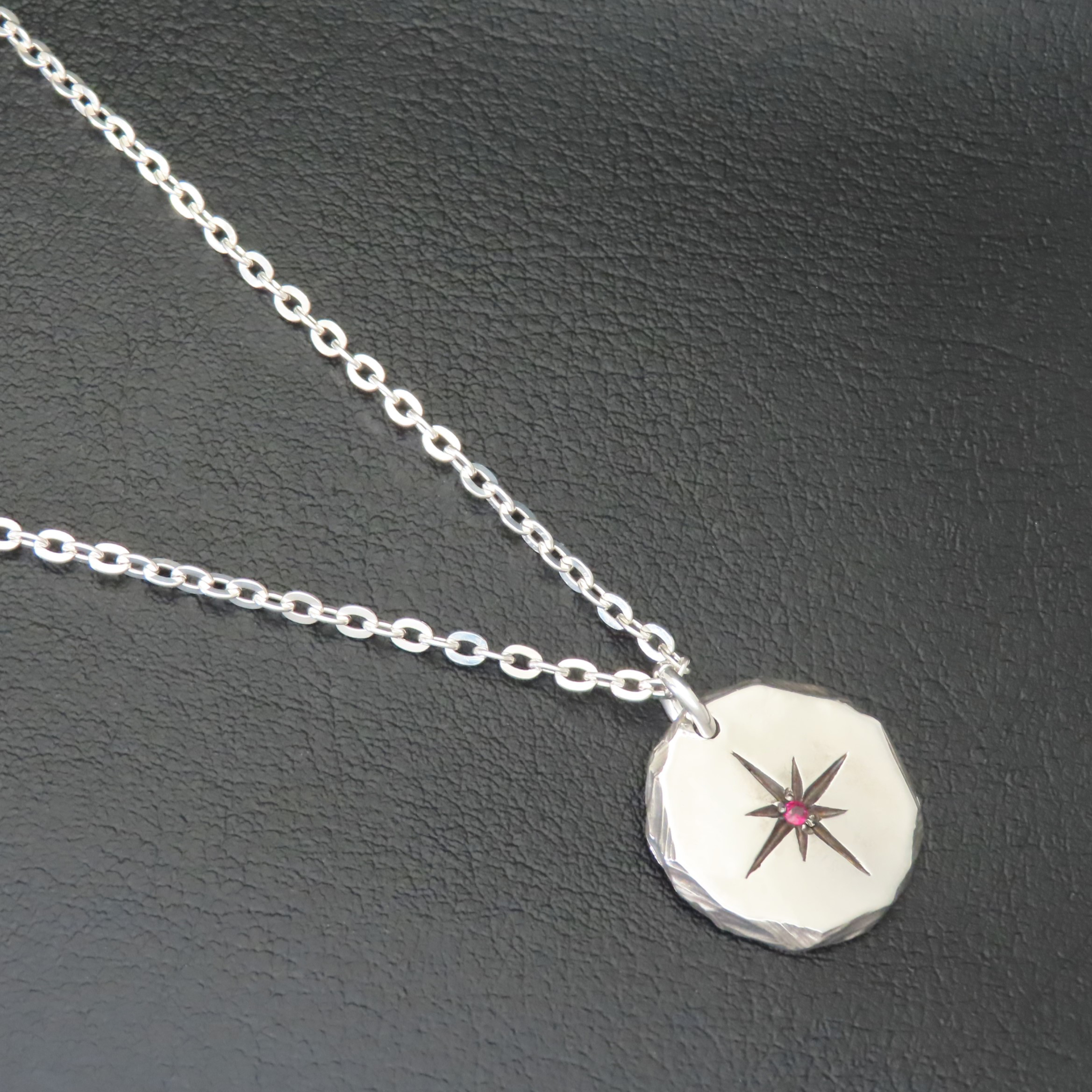 太陽ネックレス シルバー925 【刻印無料】 太陽 サン ネックレス