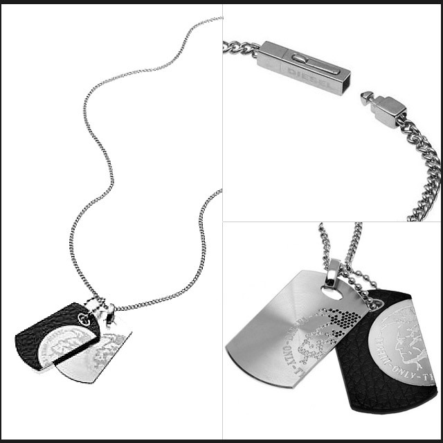 ディーゼル DIESEL ネックレス/シルバー/ネックレス/メンズ/ブレイブ