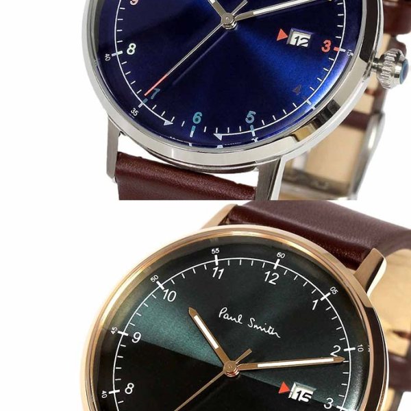 ポールスミス Paul Smith 腕時計 メンズ 革ベルト 41mm レザー