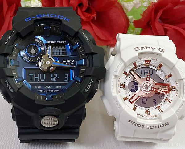 カシオ 恋人たちのGショック ペアウォッチ G-SHOCK BABY-G GA-710