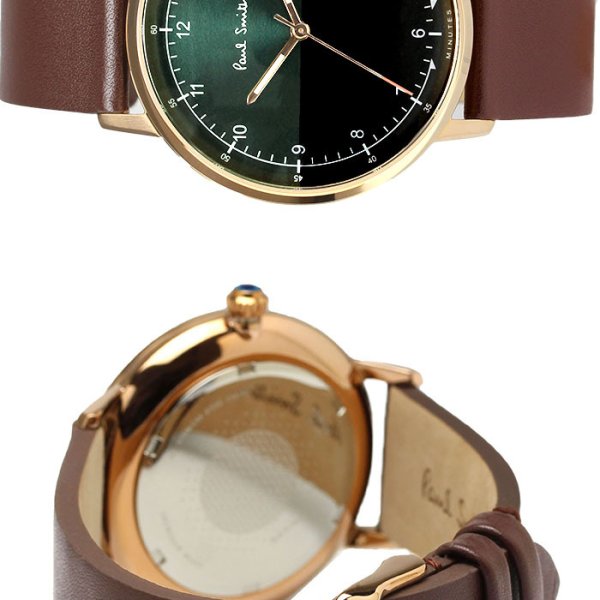 ポールスミス Paul Smith 腕時計 メンズ 革ベルト 41mm レザー