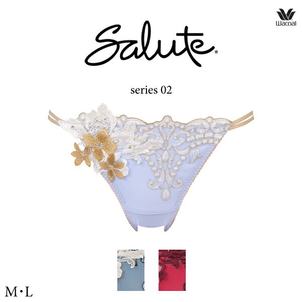ワコール サルート 02G ショーツ PTJ702 M・L ハイレッグ(ノーマル