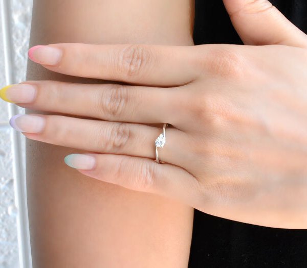 結婚指輪 婚約指輪 ダイヤモンド リング レディース 指輪 一粒 ダイヤ