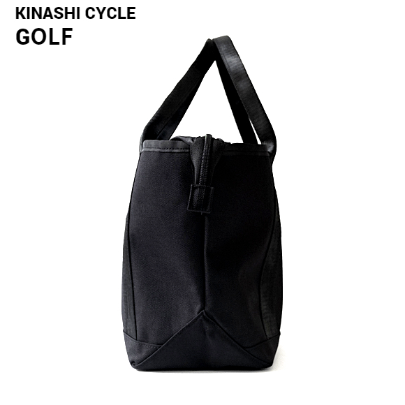 KINASHI CYCLE GOLF ラウンドトートバッグ BLACK 木梨サイクル キナシ