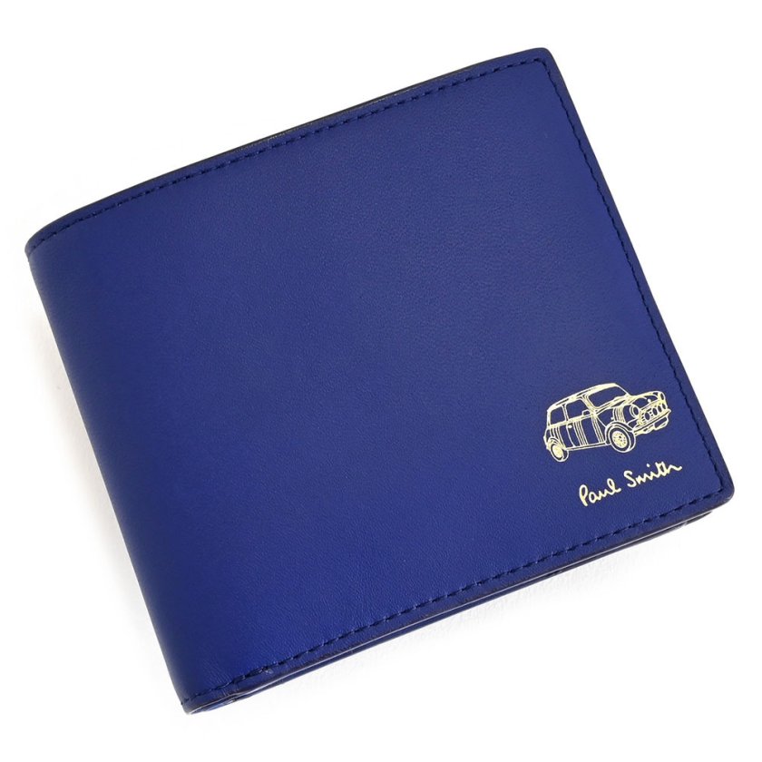 ポールスミス 財布 二つ折り財布 青(ブルー) Paul Smith bps012-30