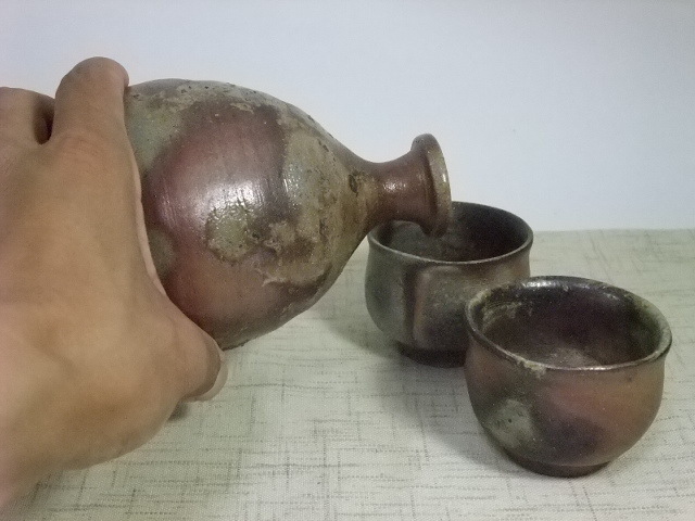 小西陶古 | 酒器セット【備前焼/和食器/窯元/酒器】 - 【備前焼と