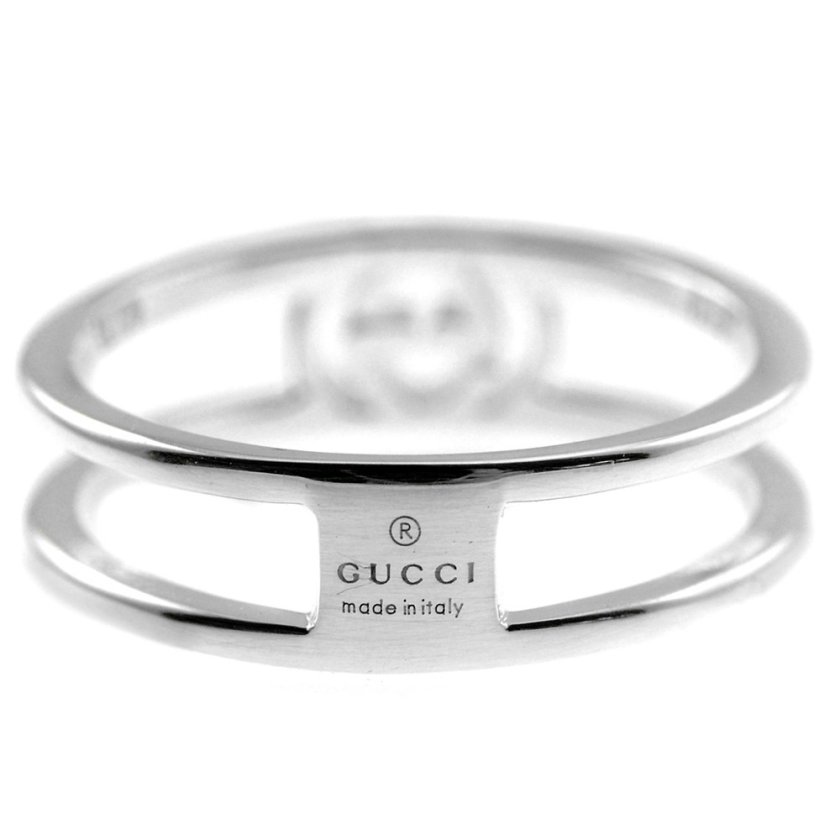 グッチ GUCCI インターロッキングG オープンリング シルバー 298036