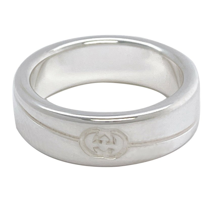 グッチ GUCCI ダイアゴナル インターロッキングG リング 指輪