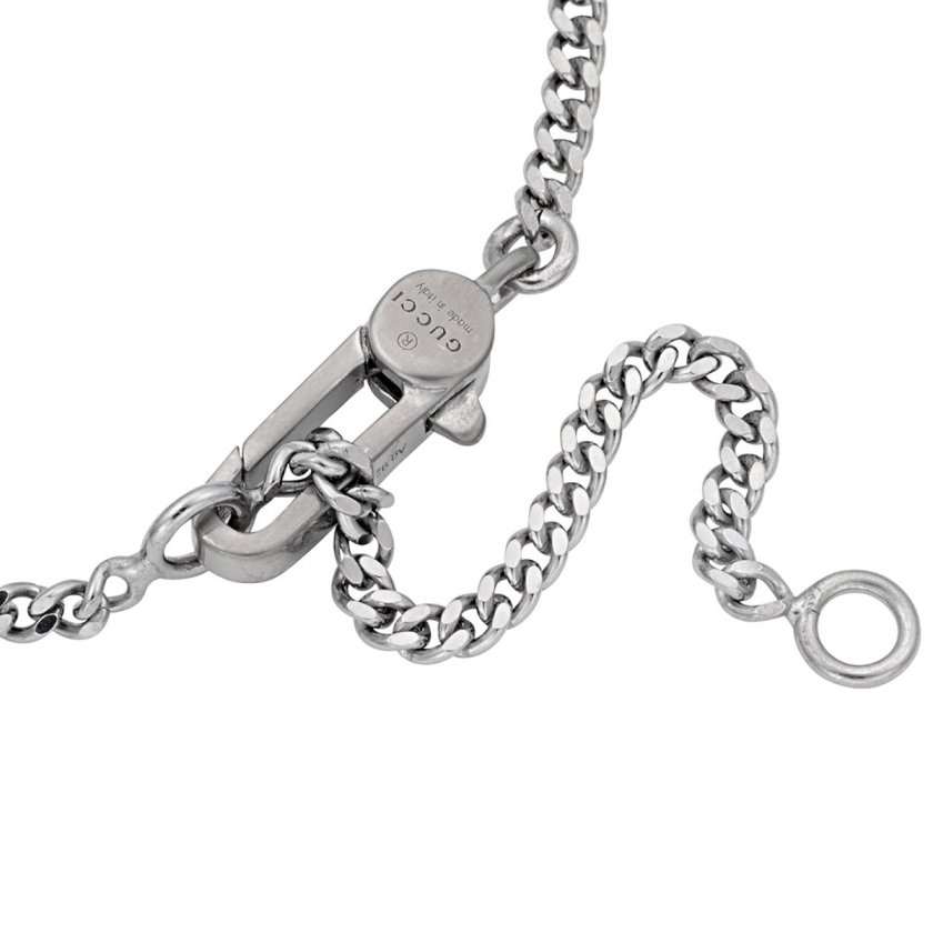 グッチ GUCCI ネックレス 455315 J8400 0701 GOST グッチゴースト