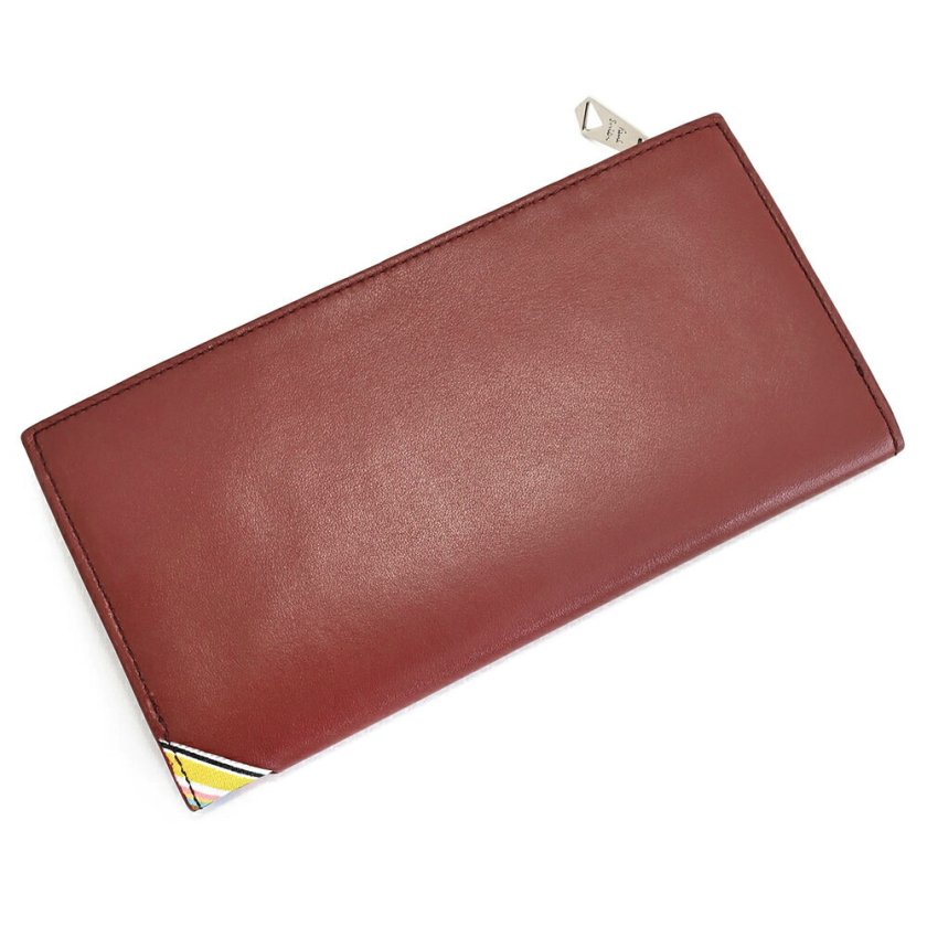 ポールスミス 財布 長財布 L字ファスナー ブリック(レンガ色) Paul