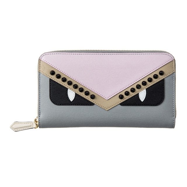 フェンディ FENDI モンスター バッグバグズ ラウンドファスナー 長財布