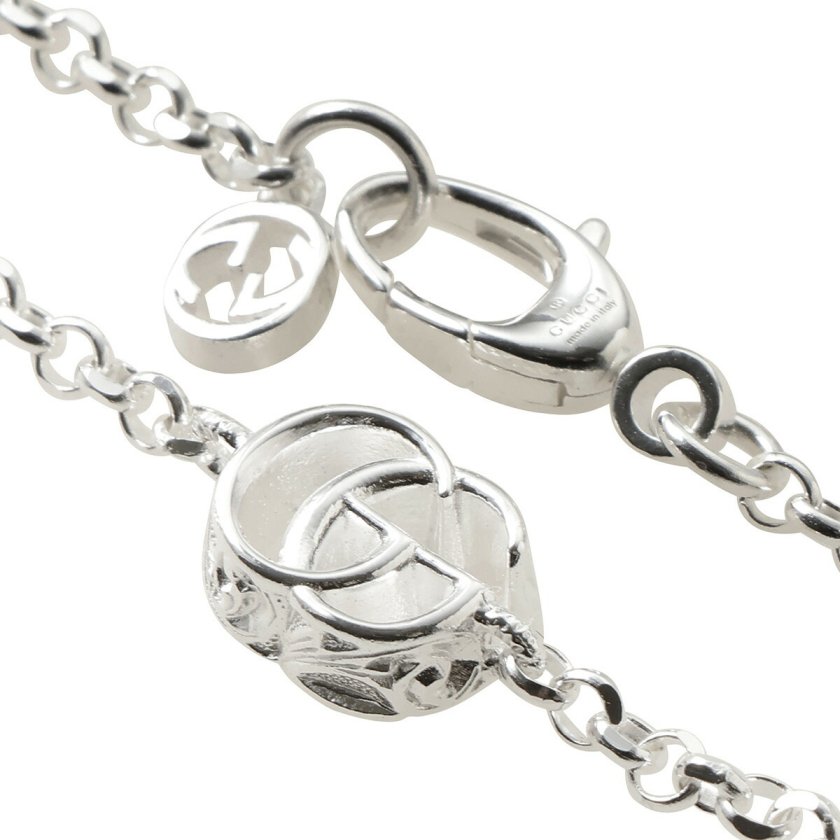 グッチ GUCCI GGマーモント ダブルG ブレスレット シルバー 770756