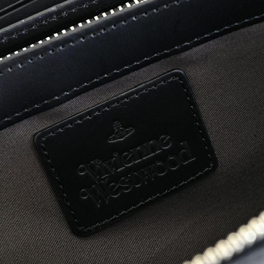 ヴィヴィアンウエストウッド 財布 長財布 ラウンドファスナー 黒