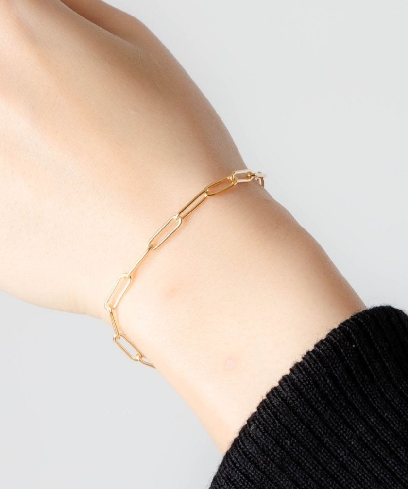 トムウッド TOM WOOD B01051NA01925 9k ブレスレット Box Bracelet