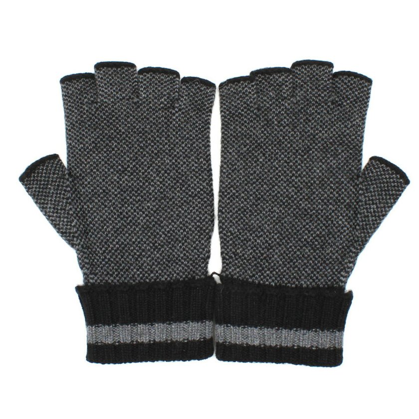 グッチ GUCCI カシミア フィンガーレスグローブ 手袋 726586-4GABX