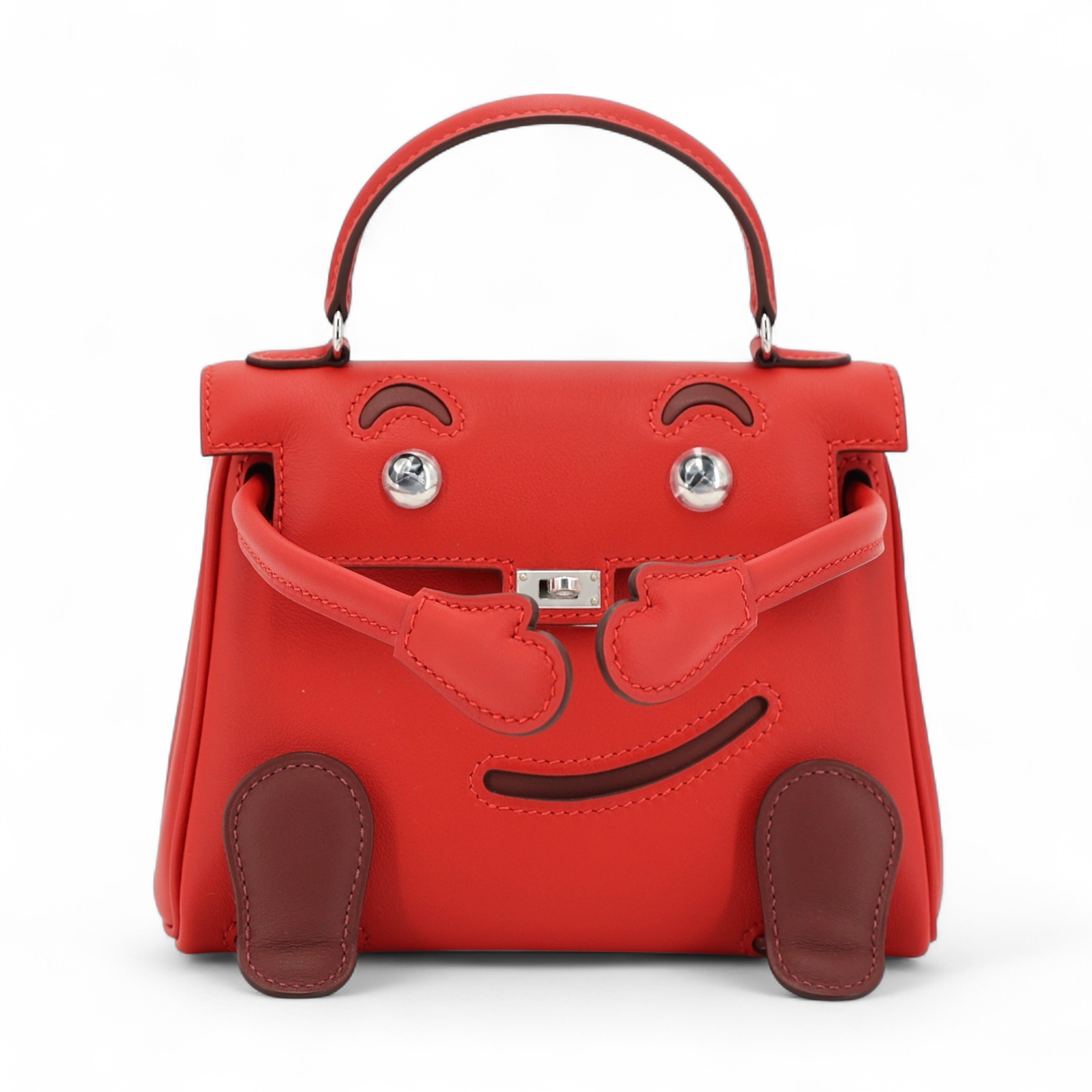 ランク N 新品 HERMÈS エルメス ケリードール ルージュラデュー (O5