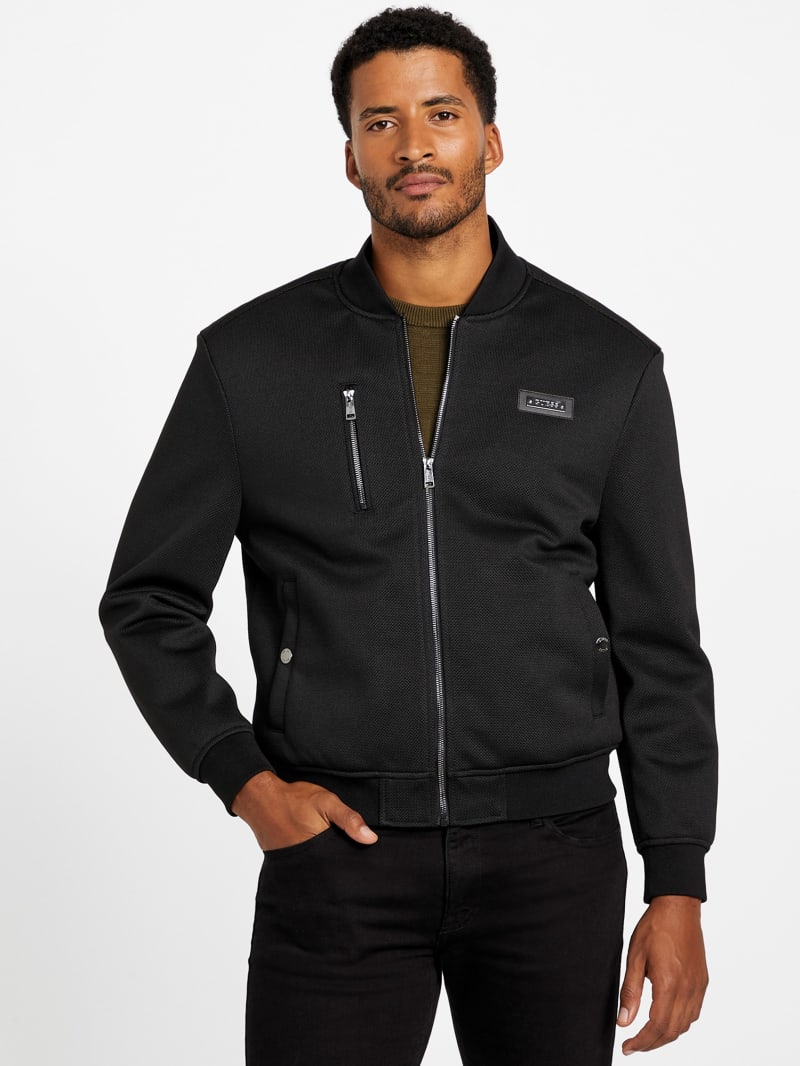 Alonzo Full-Zip Biker Jacket | GUESS Factory