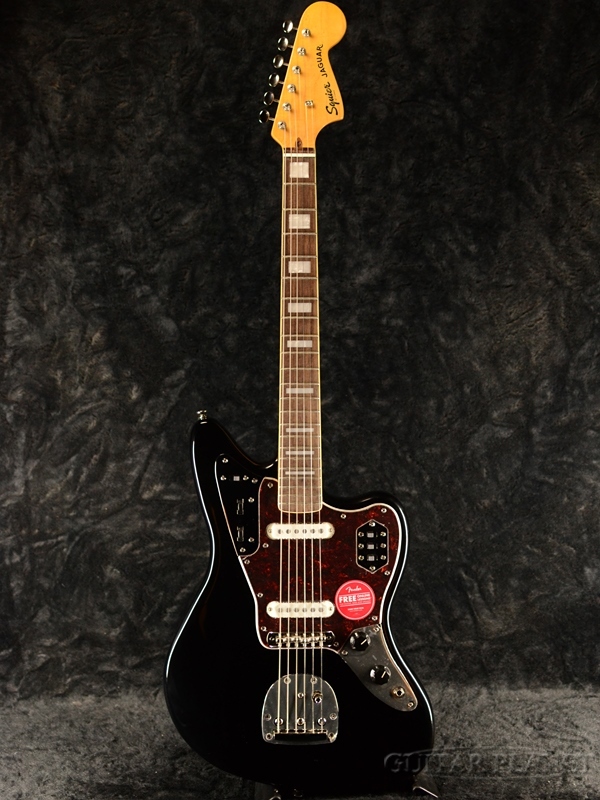 Squier by Fender Classic Vibe 70s Jaguar -Black-【Webショップ限定