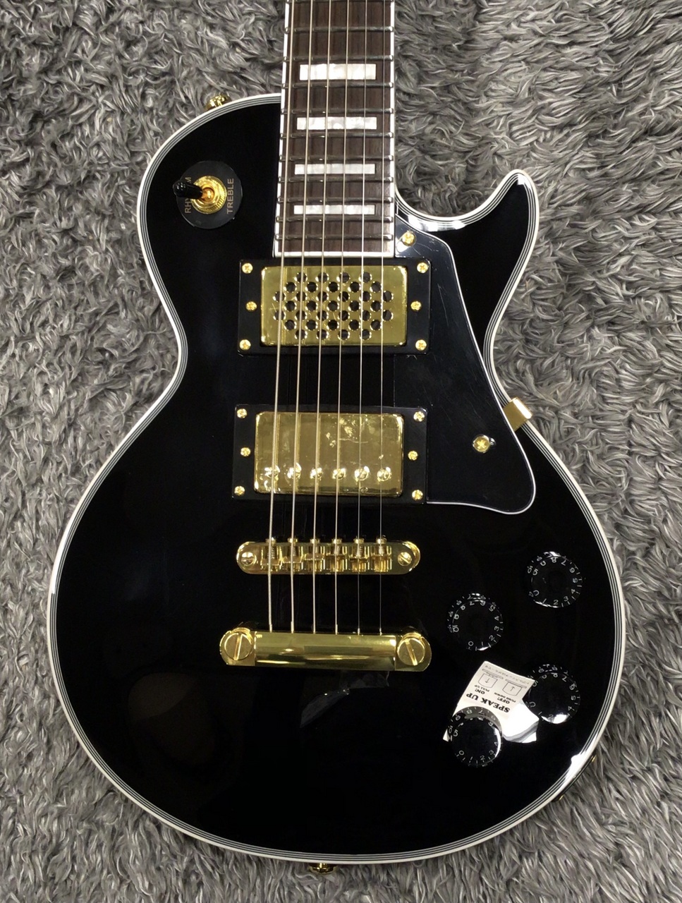 GrassRoots G-LPC-Mini BK(Black)【アンプ搭載ミニギター】【LP