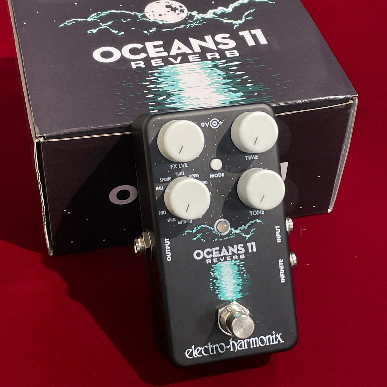 Electro-Harmonix Oceans 11 【11種マルチリバーブ】【9Vアダプター