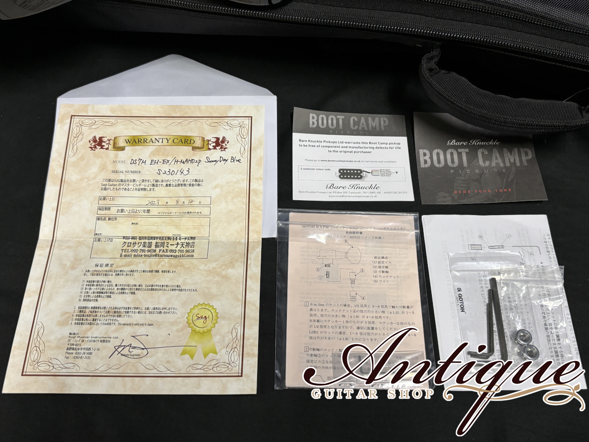 Sugi DS7M EM-EX /H-MAHO2P 2023 Sunny Day Blue w/Matching Head