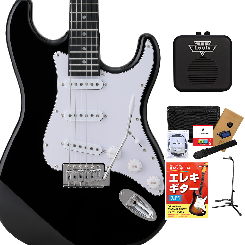 BUSKER'S BUSKER'S BST-Standard BLK エレキギター初心者セット