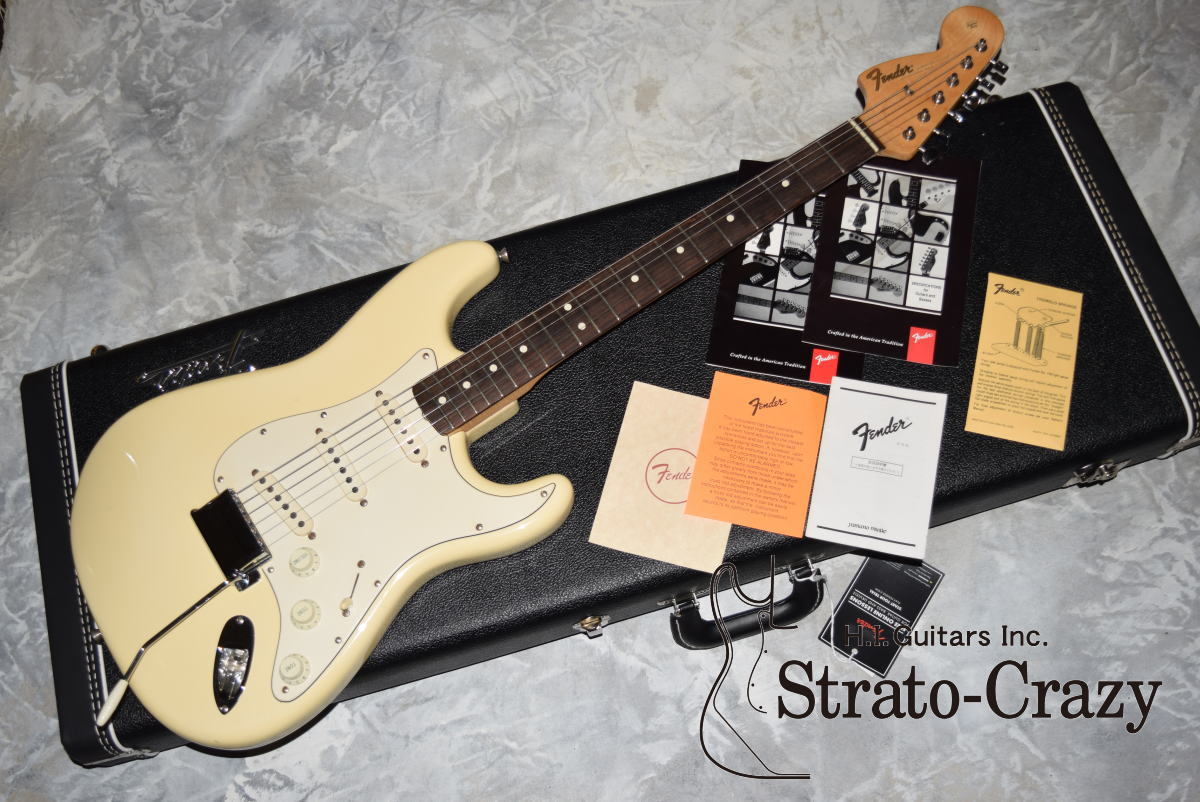 Fender 1998 Hendrix VooDoo Stratocaster Olympic White/Rose neck