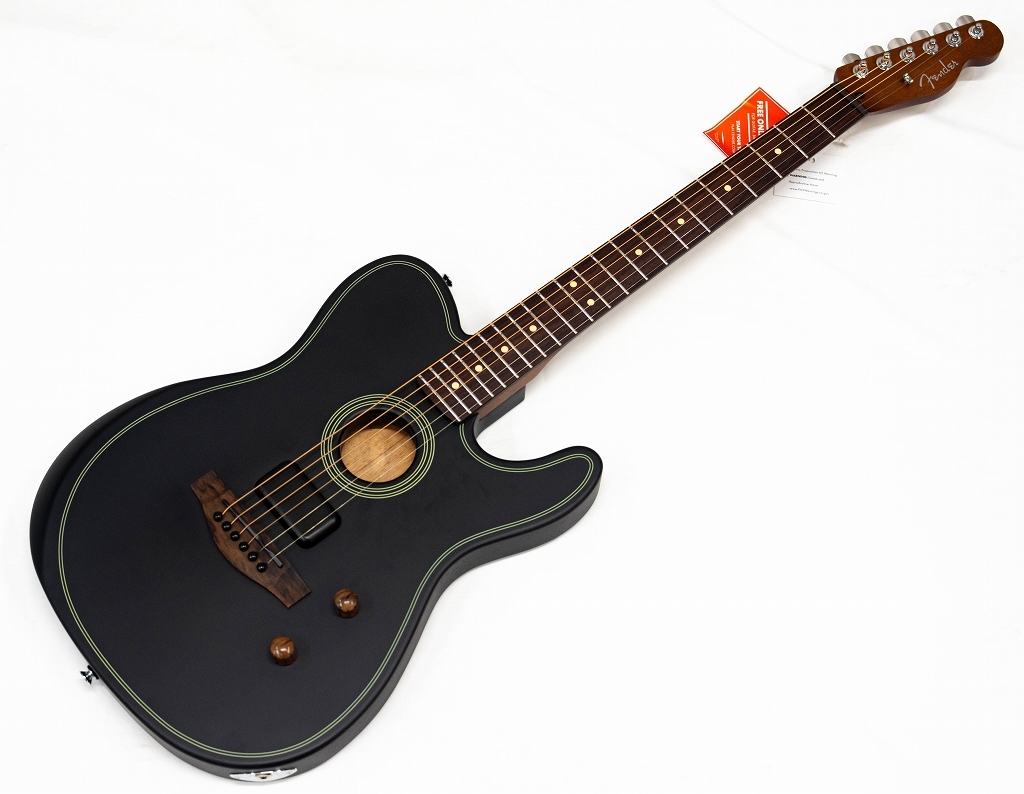 Fender Acoustasonic Standard Telecaster Black（新品/送料無料