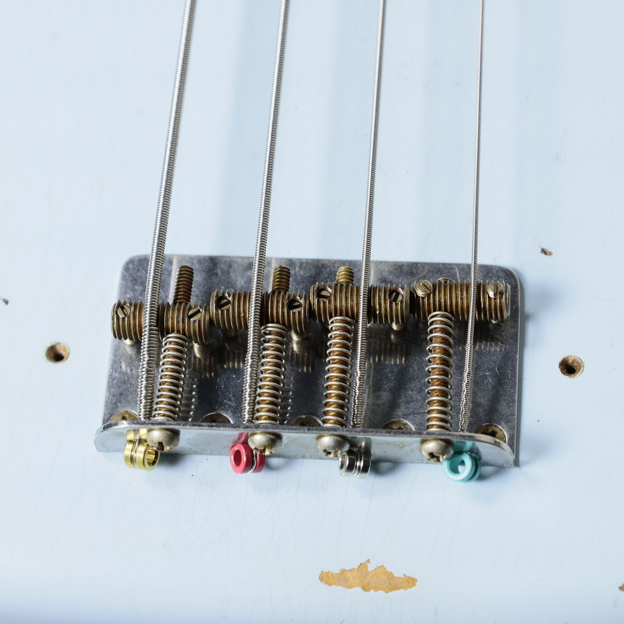 Fender Custom Shop B4 1958 Precision Bass Relic - Aged Sonic Blue