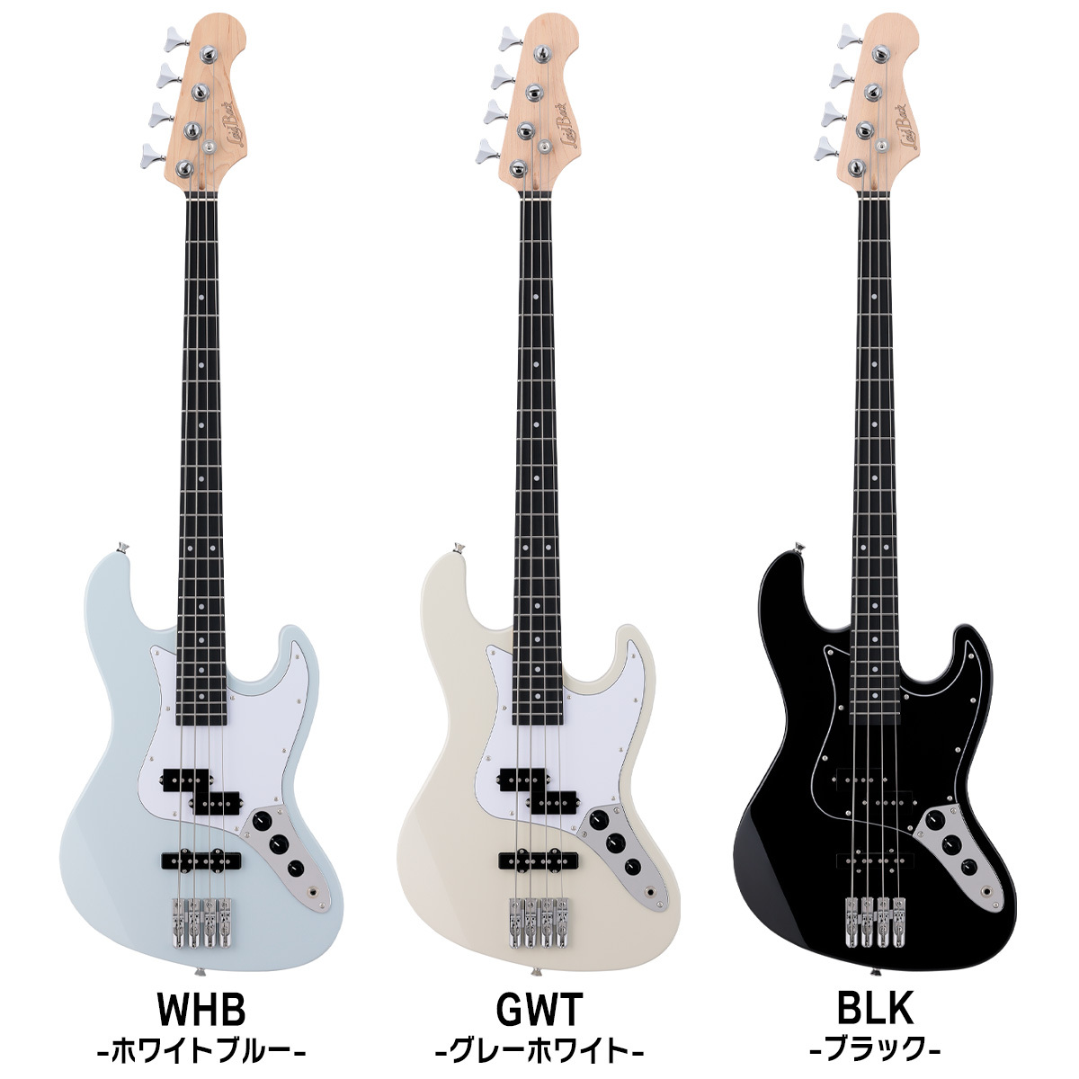 Laid Back LBA-PJ BLK -ブラック- エレキベース PJタイプ ステンレス