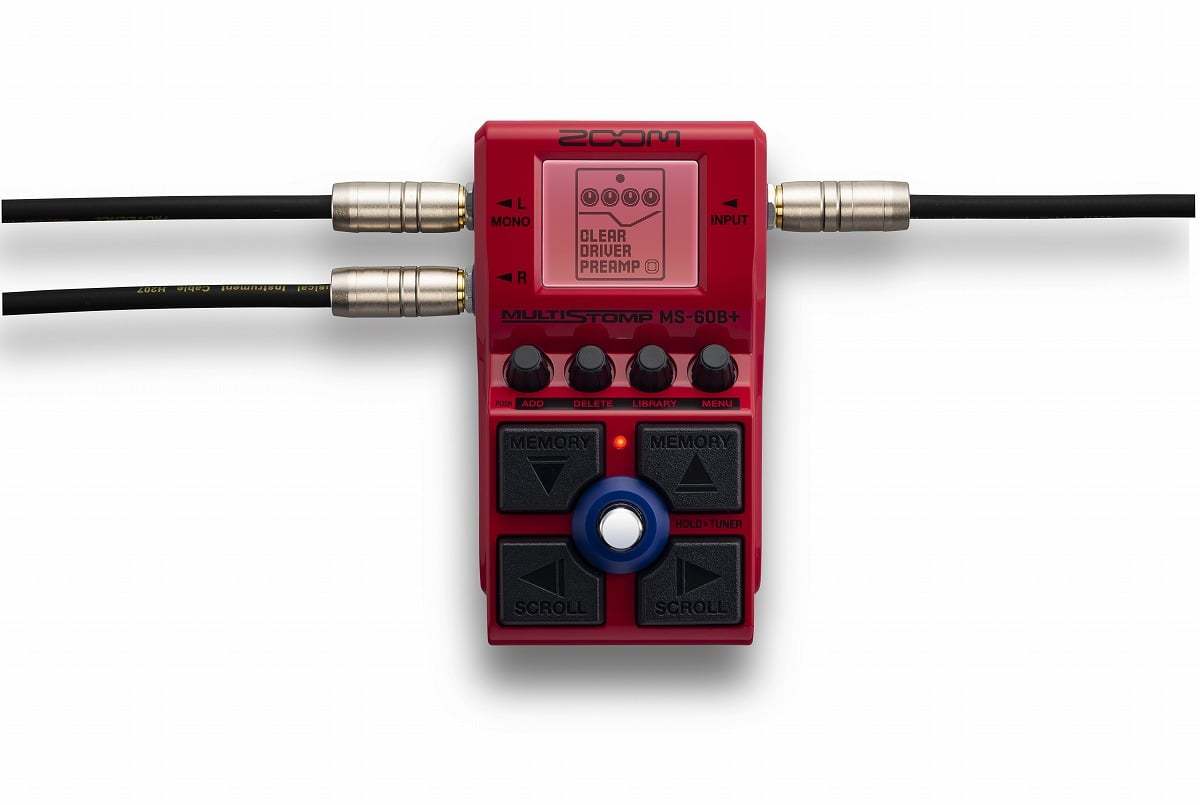 ZOOM MS-60B+ MultiStomp Bass Pedal ベース用 マルチエフェクター