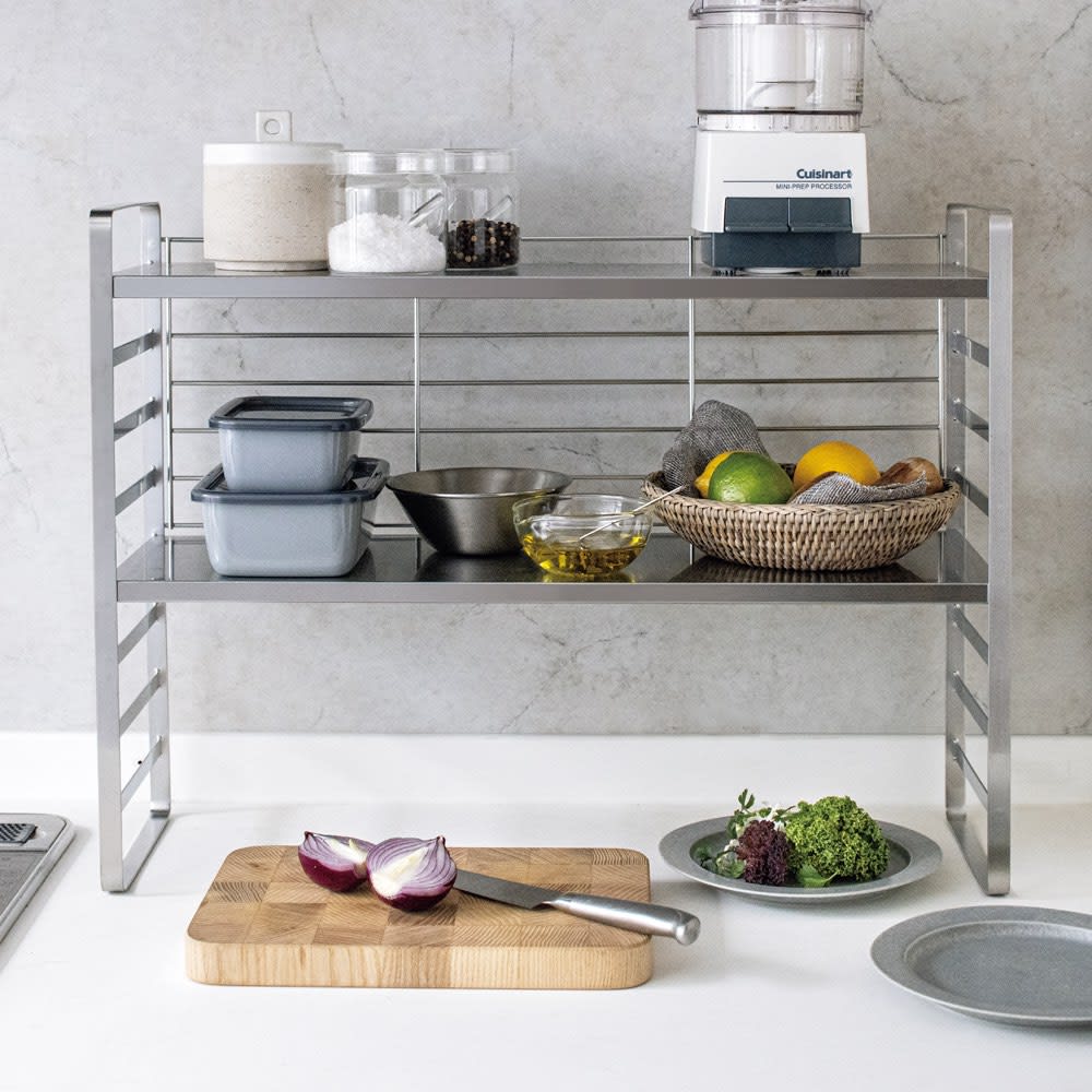 dショッピング |≪幅90cm≫ 耐荷重40kgのオールステンレスラック