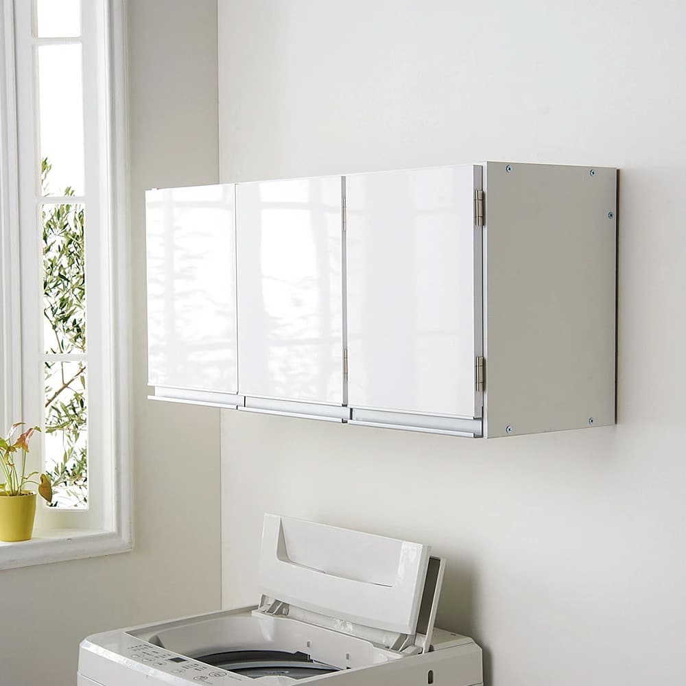 光沢仕上げ吊り戸棚 横型扉タイプ 幅90cm高さ40cm 通販 - ディノス