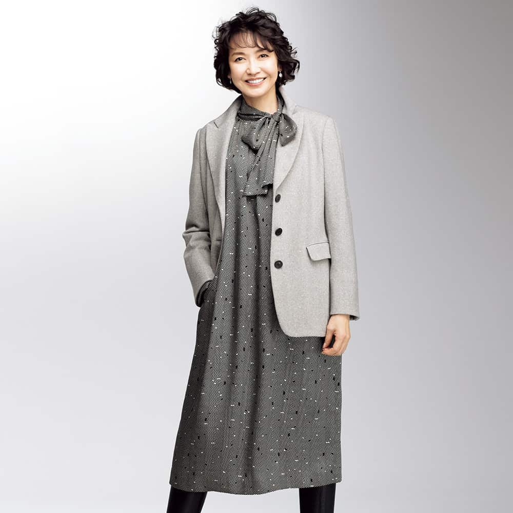 NIKKE」 カシミヤネップツイードジャケット 通販 - ディノス