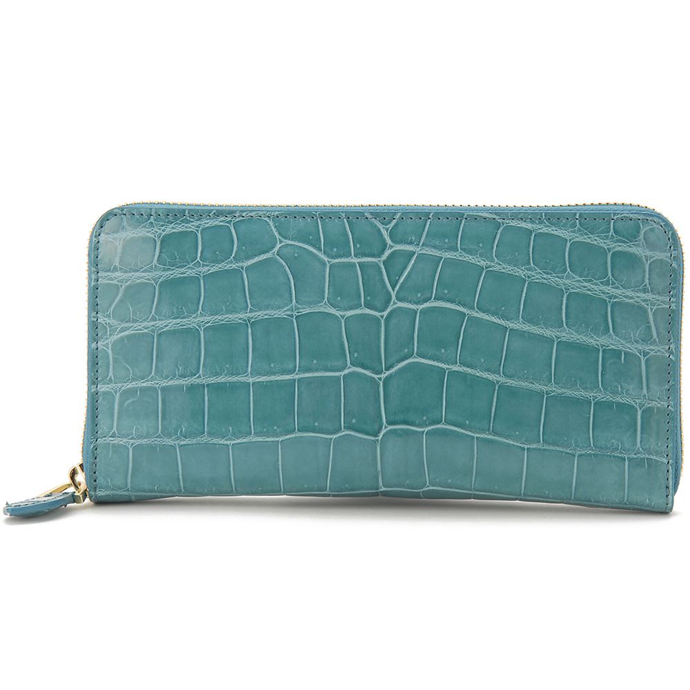 クロコダイル ラウンドファスナー 長財布 通販 - ディノス