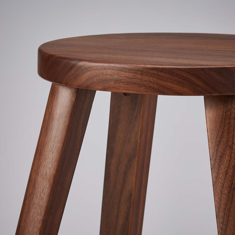 高さと形が選べる天然木スツール ハイ（高さ60cm） 丸型 通販 - ディノス