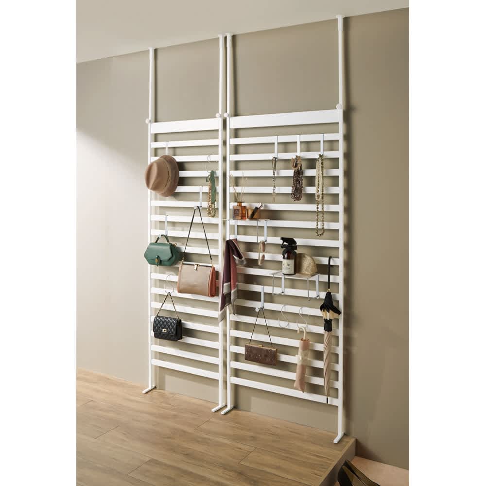 壁面ディスプレイハンガー用 アクリル棚2枚組 通販 - ディノス