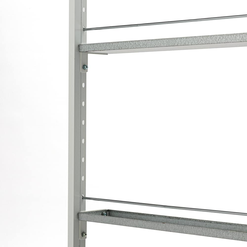 超薄型突っ張りディスプレイ収納ラック 幅55cmタイプ 奥行12cm高さ