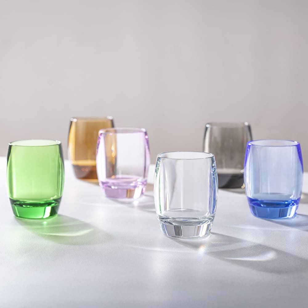 割れないグラスクリアタンブラー 同色2個組 通販 - ディノス