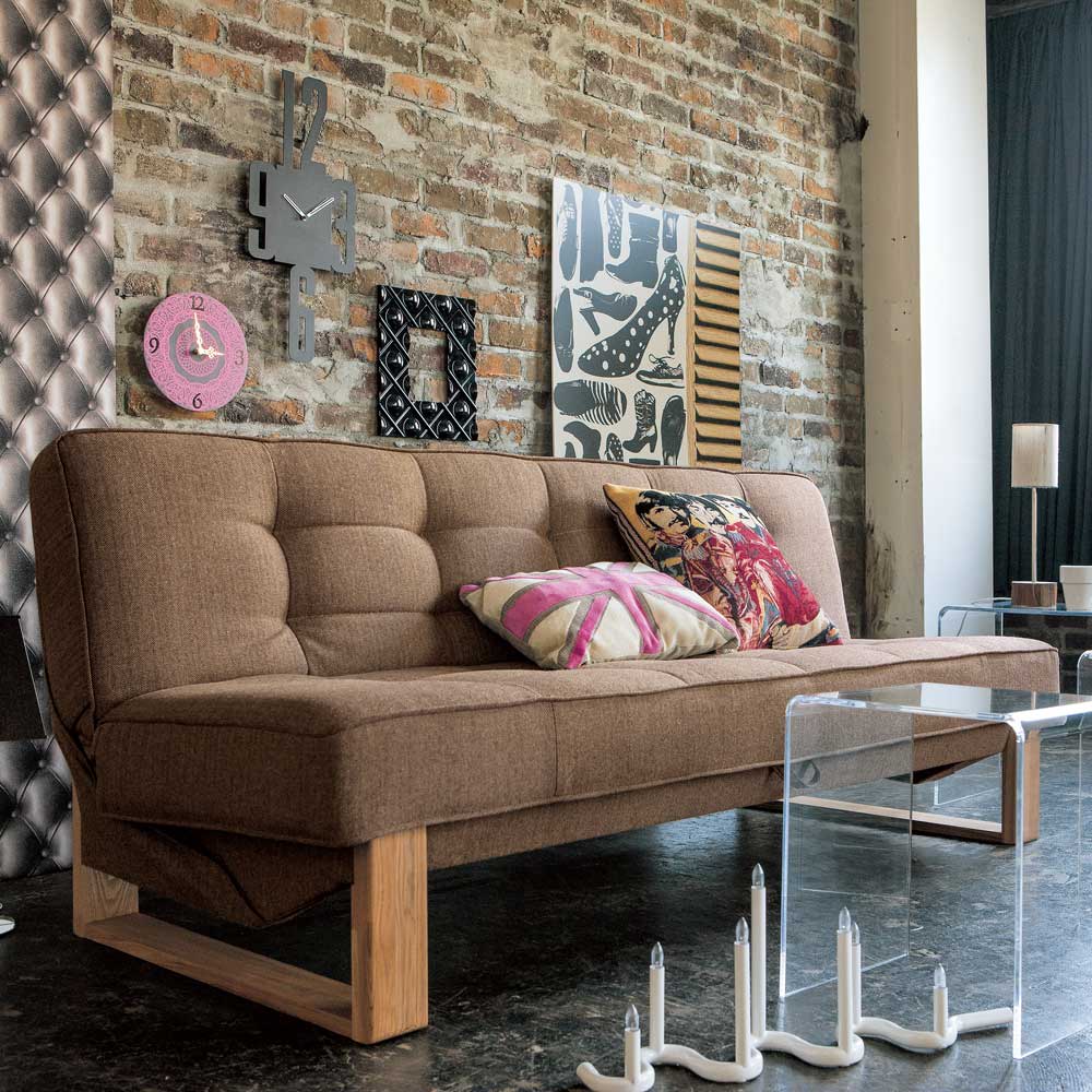 ツイード調ソファベッド 幅188cm ［国産］ 通販 - ディノス