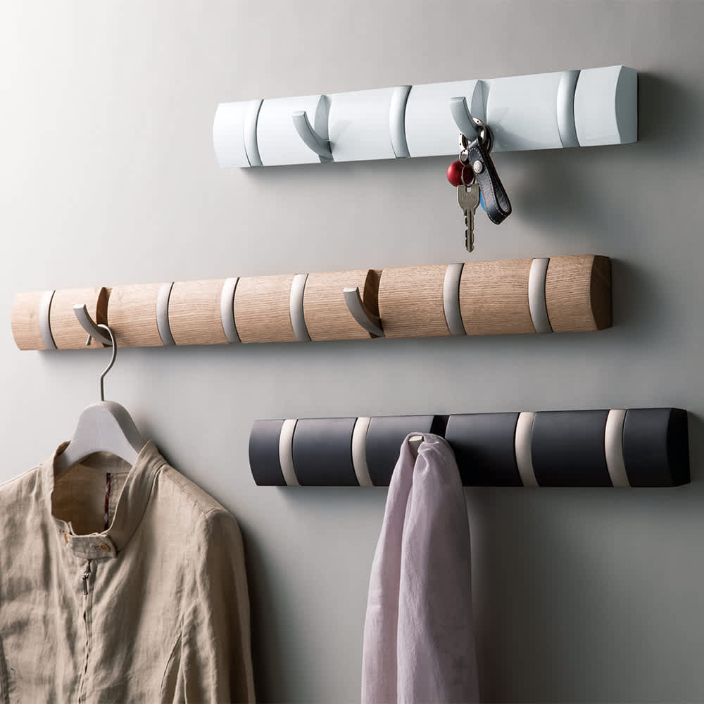 umbra/アンブラ フリップフック 壁掛けハンガー 5連・幅51cm 通販