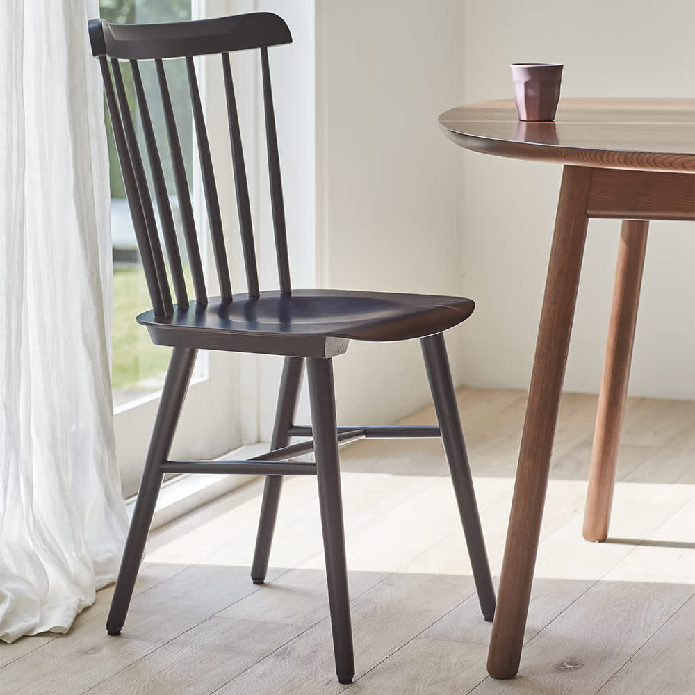 ウィンザーチェア（ベーシックカラー）曲げ木ダイニングチェア［チェコ