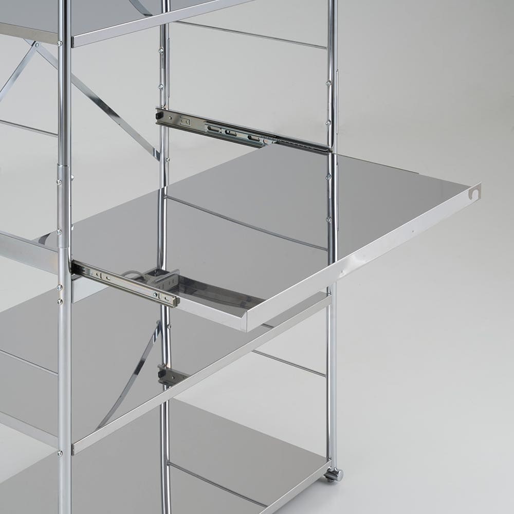 ステンレス大型レンジラック ハイオープン（幅60cm/幅80cm） 通販