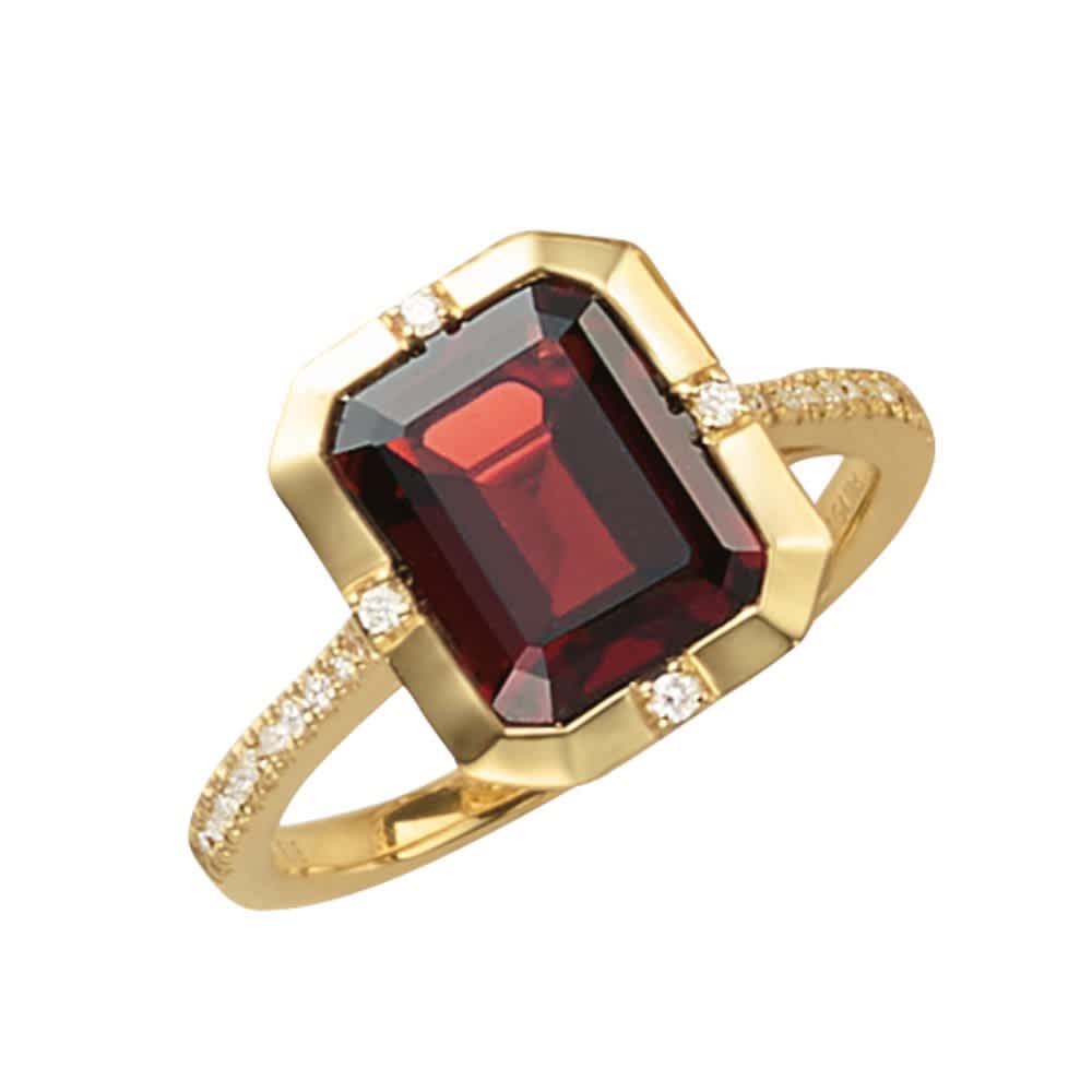 K18 カラーストーン・ダイヤ リング 通販 - ディノス