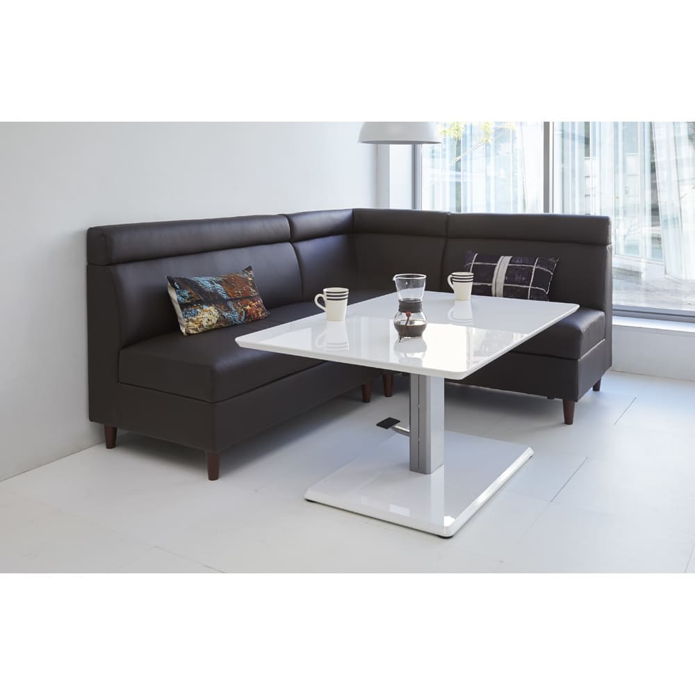 リビングダイニング兼用 昇降式テーブル 幅120奥行80 通販 - ディノス