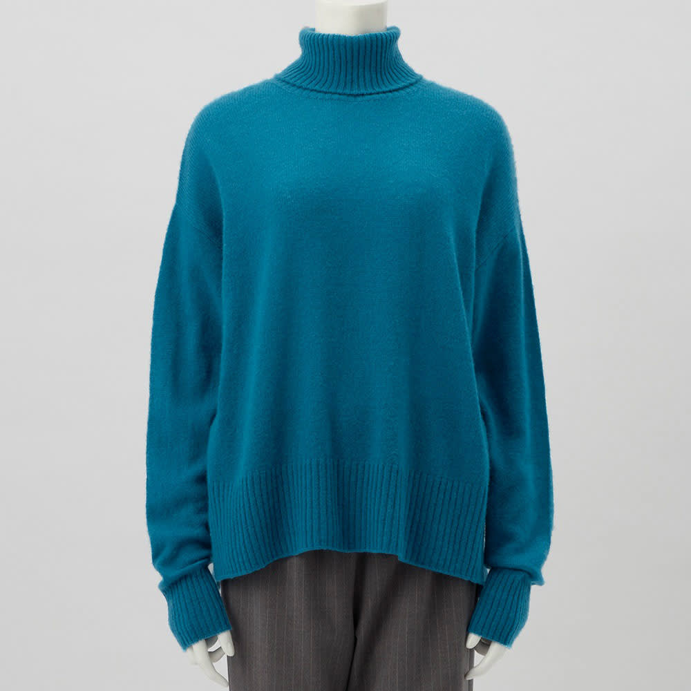 カシミヤ100％ タートルネック エアリーニット 通販 - ディノス